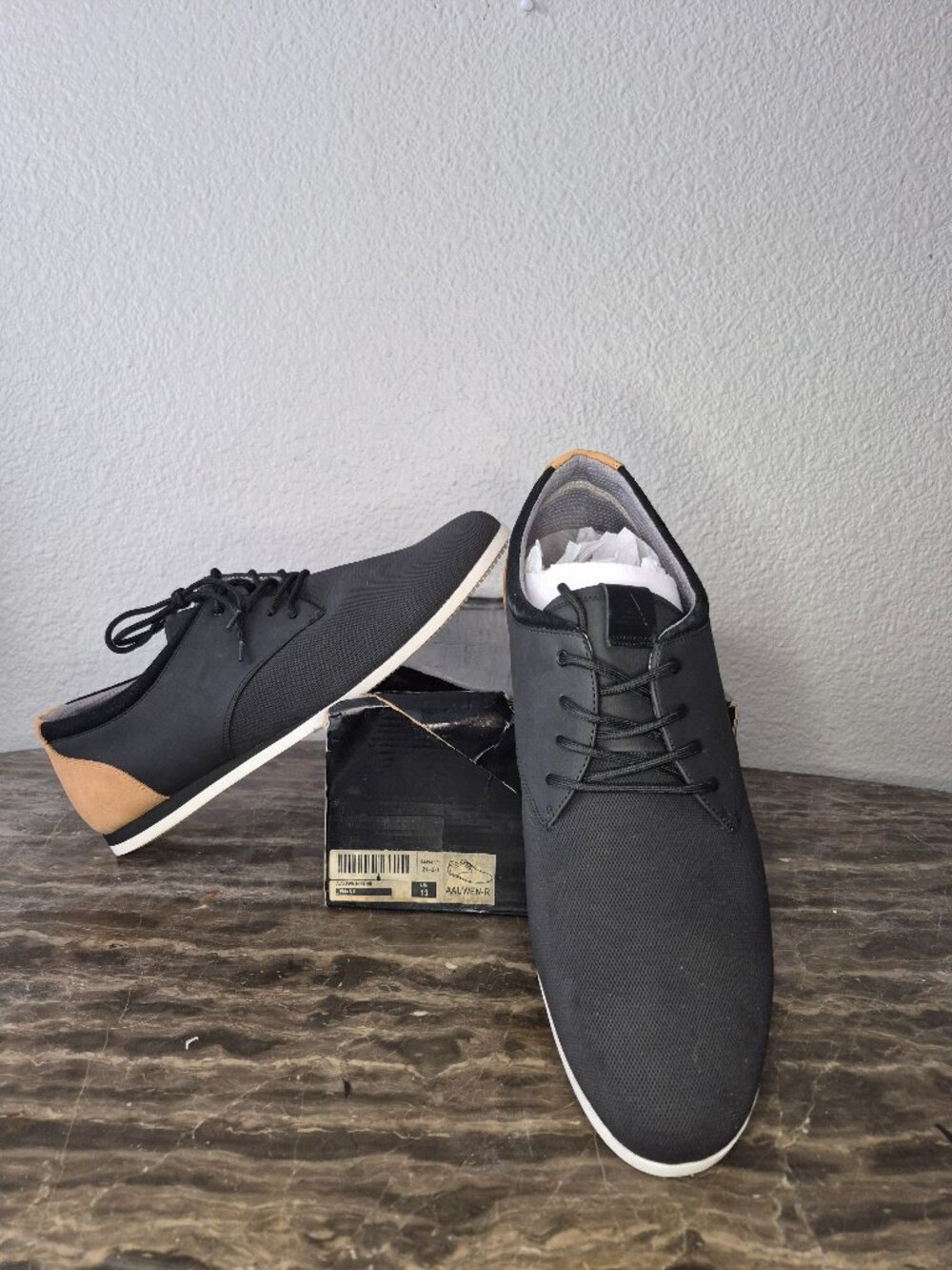 NIB Aldo Aauwen-R Trainer Hybrid Sneakers Black Size Men's 13